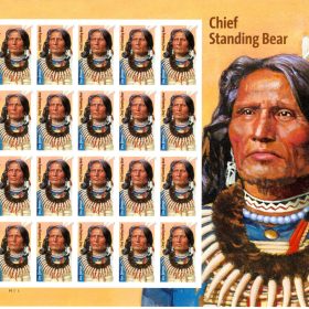 USPS Chief Standing Bear USPS Forever Postage Stamps
