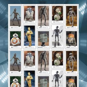 USPS Star Wars Droids Forever First Class Postage Stamps