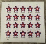 Star Ribbon Forever First Class Postage Stamps - Image 2