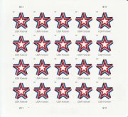 Star Ribbon Forever First Class Postage Stamps