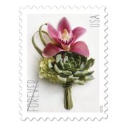 Contemporary Boutonniere Forever First Class Postage Stamps - Image 2