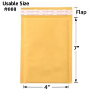 Kraft Bubble Mailers, Yellow Padded Envelope - Image 36