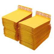 Kraft Bubble Mailers, Yellow Padded Envelope - Image 11
