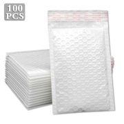 25/50/100Pc Any Size Bubble Lined Padded Envelopes Poly Mailers Self-Sealing - Image 4