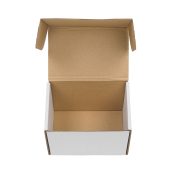50 Pack 6x4x3 inch Corrugated Box Mailers- White Cardboard Shipping Box Corrugated Box Mailer Shipping Box for Mailer RT - Image 9