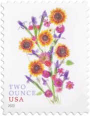 Sunflower Bouquet Two Ounce Forever First Class Postage Stamps - Image 2