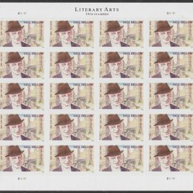 Literary Arts Saul Bellow Three Ounce Forever First Class Postage Stamps Fit CD